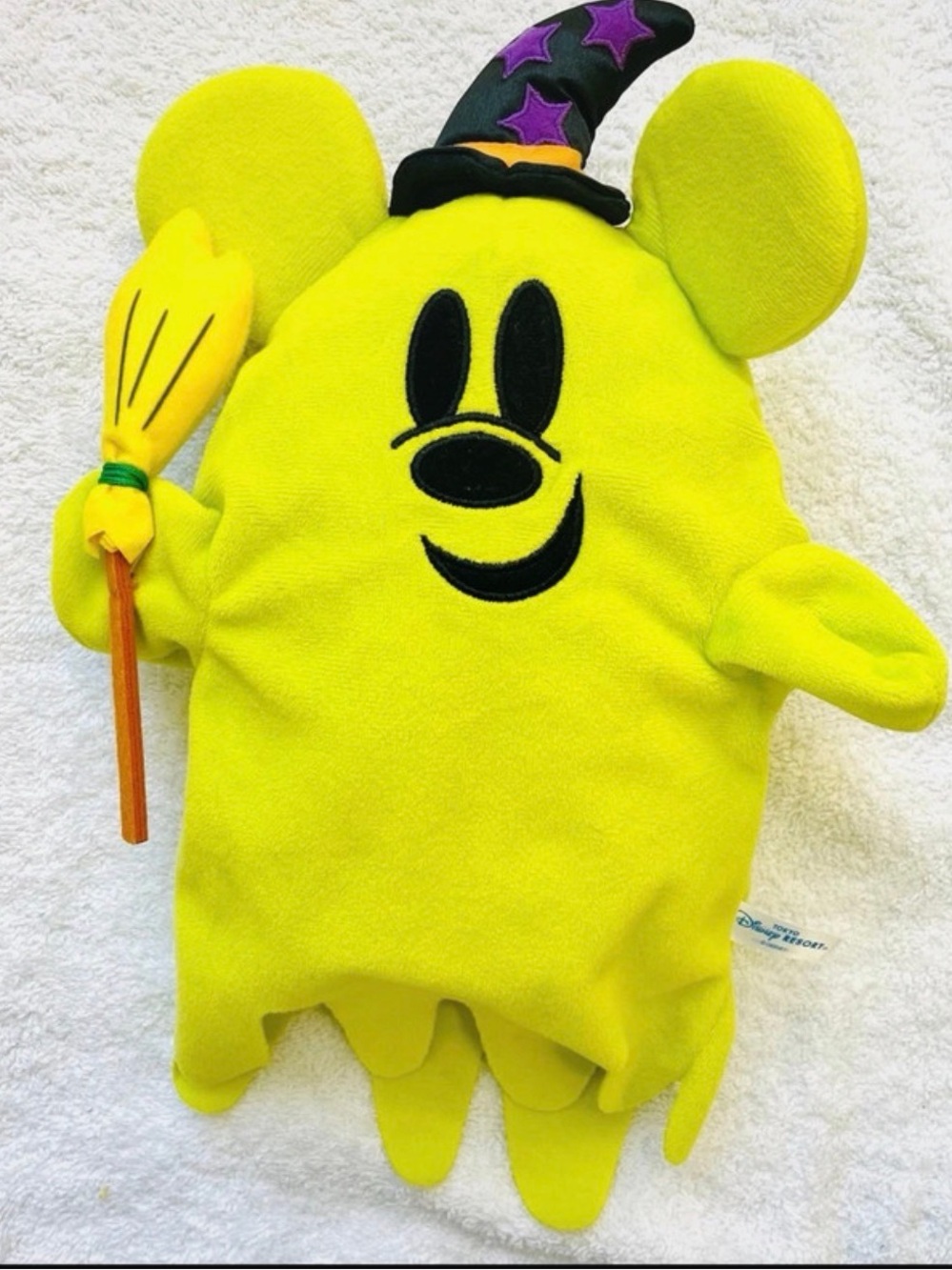RARE Tokyo Disney Japan Halloween 2019 Ghost Plushie Mickey Mouse Green muppet